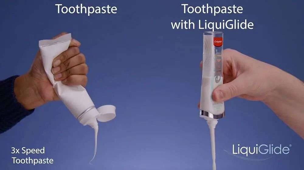 再也不用「擠牙膏」，高露潔換上的「潤滑劑」包裝，讓牙膏從此一滴不剩